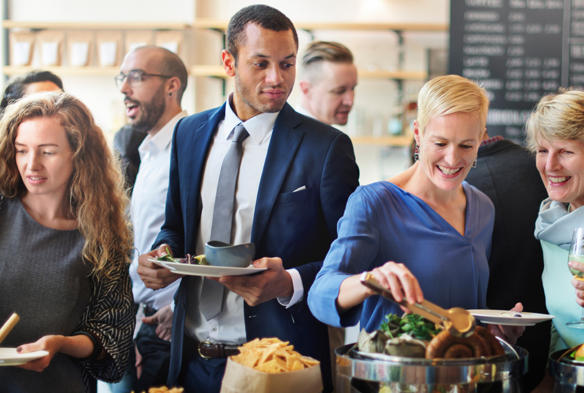 Party Restaurant Eating Launch Brunch Time Concept. (c) AdobeStock