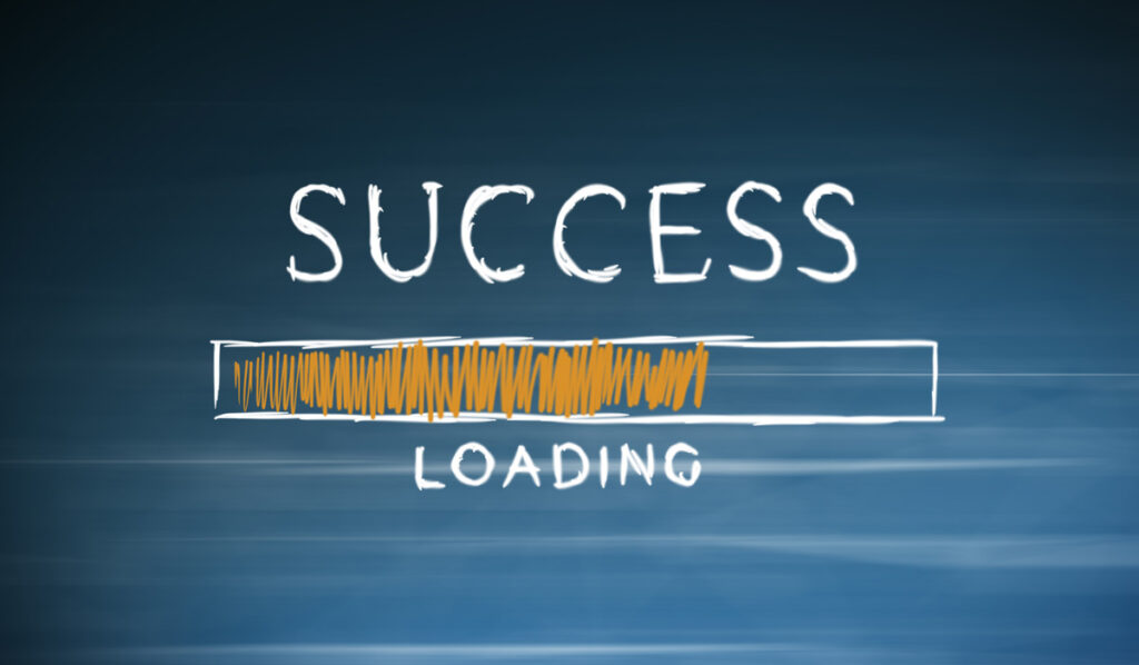 Loading to business growth success concept, Stichwort seitwärts.
(c) AdobeStock