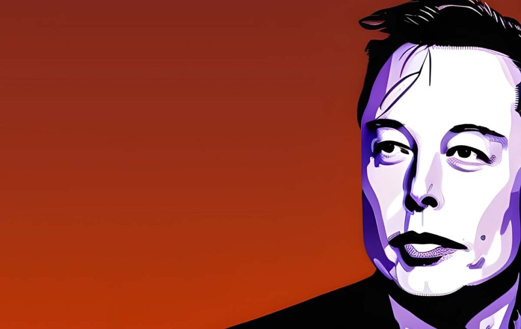 Gezeichnetes Portrait von Elon Musk, Stichwort TikTok.
(c) Pixabay.com